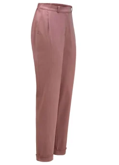 Outlet KLAUS MODELLE MADE IN GERMANY Knöchellange Hose in Schlupfform ROSENHOLZ