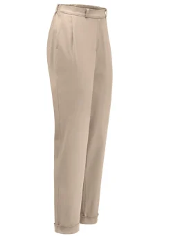 Clearance KLAUS MODELLE MADE IN GERMANY Knöchellange Hose in Schlupfform CAMEL
