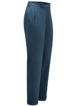 Discount KLAUS MODELLE MADE IN GERMANY Knöchellange Hose in Schlupfform MARINE