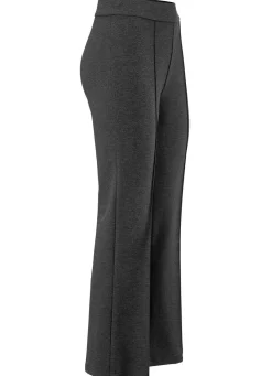 Online KLAUS MODELLE MADE IN GERMANY Knöchellange Hose in Schlupfform ANTHRAZIT MELIERT