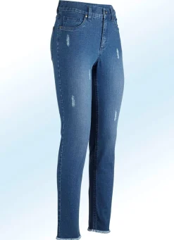 Discount BADER Knöchellange Jeans in 5-Pocket-Form JEANSBLAU
