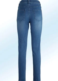 Discount BADER Knöchellange Jeans in 5-Pocket-Form JEANSBLAU