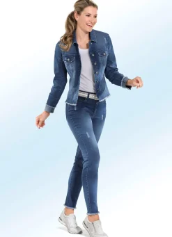 Discount BADER Knöchellange Jeans in 5-Pocket-Form JEANSBLAU