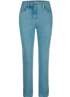 BADER Knöchellange Jeans in 5-Pocket-Form HELLBLAU