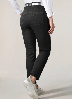 Outlet BADER Knöchellange Jeans in 5-Pocket-Form SCHWARZ