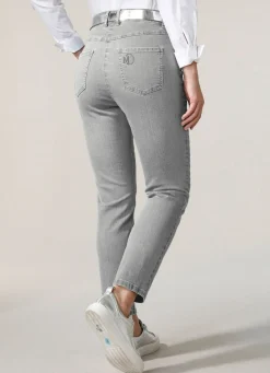 Outlet BADER Knöchellange Jeans in 5-Pocket-Form GRAU