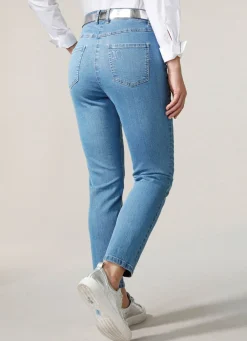 Clearance BADER Knöchellange Jeans in 5-Pocket-Form HELLBLAU