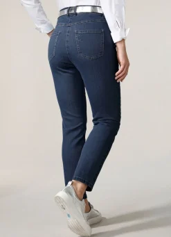 Clearance BADER Knöchellange Jeans in 5-Pocket-Form DUNKELBLAU