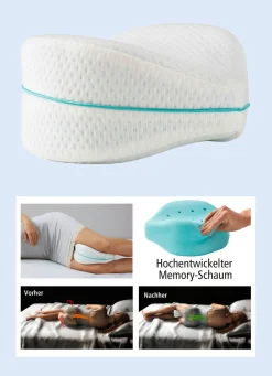 Sale BADER Kniekissen WEISS-TÜRKIS