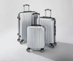New BADER Koffer-Set 3teilig SILBER
