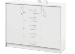 Outlet BADER Kombifreundliche Kommoden-Serie WEISS
