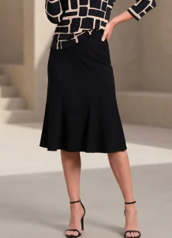 Sale KLAUS MODELLE MADE IN GERMANY Kombifreundlicher Rock SCHWARZ