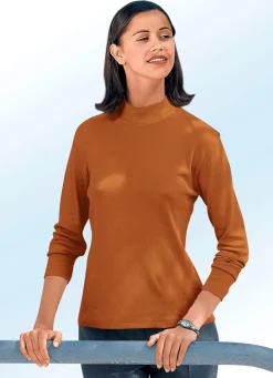 Clearance BADER kombifreundliches Shirt in 16 Farben COGNAC