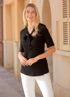 Outlet BADER Kombistarke Shirt-Tunika SCHWARZ