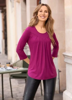 Hot BADER Kombistarke Shirt-Tunika FUCHSIA