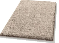 Clearance BADER Kombistarke Brücken, Galerien und Teppiche aus dichtgewebtem Shaggy-Flor TAUPE