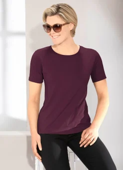 BADER Kombistarkes Shirt in 9 Farben PFLAUME