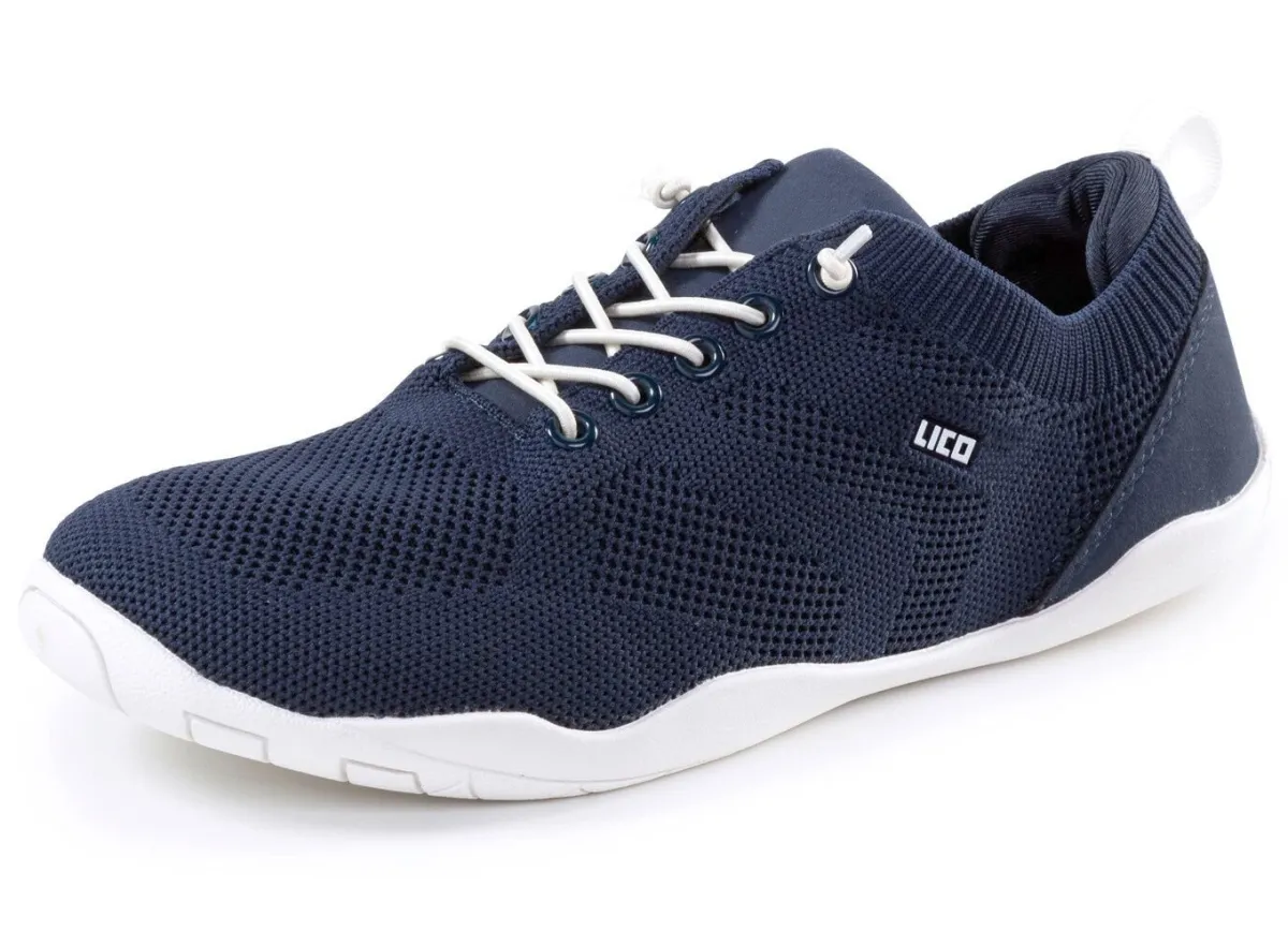 Hot BADER Komfortable Damen-Barfußschuhe, mit herausnehmbarem Fußbett MARINE