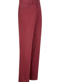 Discount FRANCESCO BOTTI Komfortable ""-Hose in 3 Farben DUNKELROT