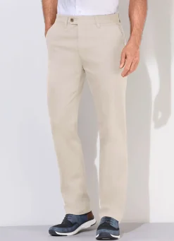 Discount BADER Komfortable Hose mit Dehnbund in 3 Farben BEIGE