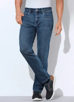 BADER Komfortable Superstretch-Jeans in 3 Farben JEANSBLAU