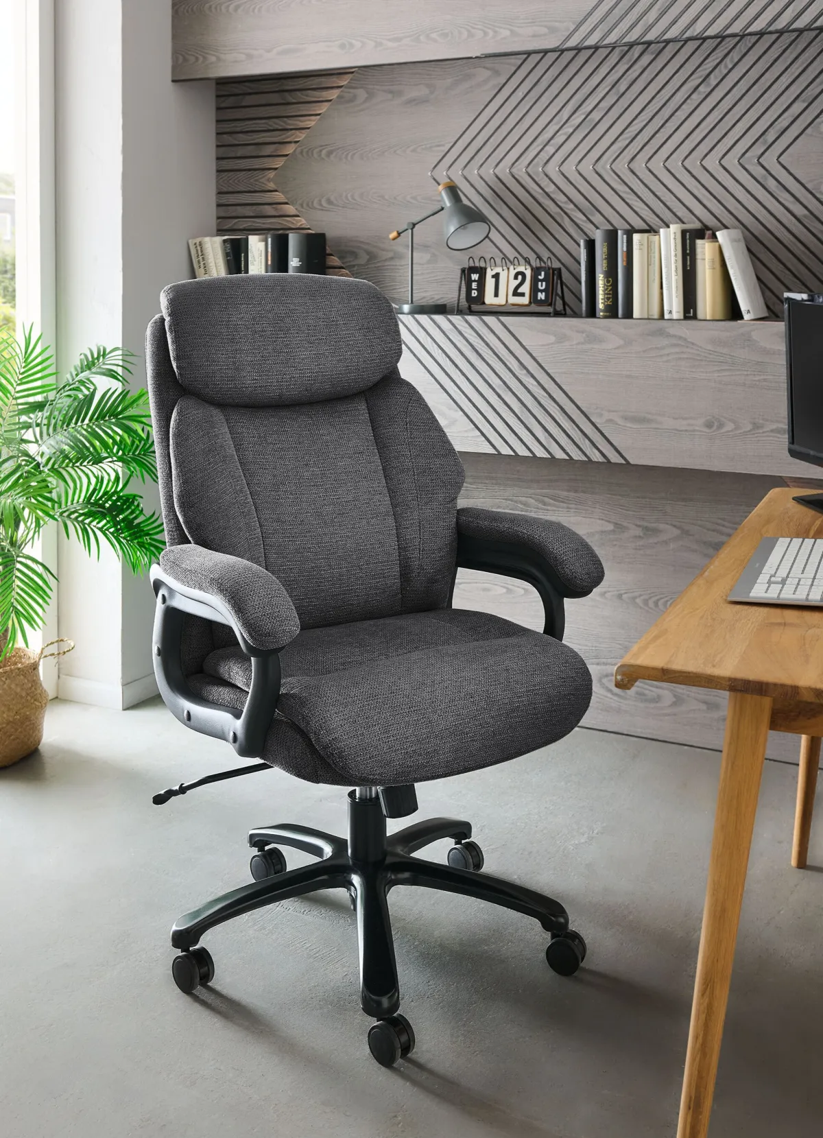 Sale BADER Komfortable Chefsessel mit Federkern anthrazit