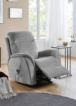 Clearance BADER Komfortabler Massagesessel mit Aufstehhilfe grau