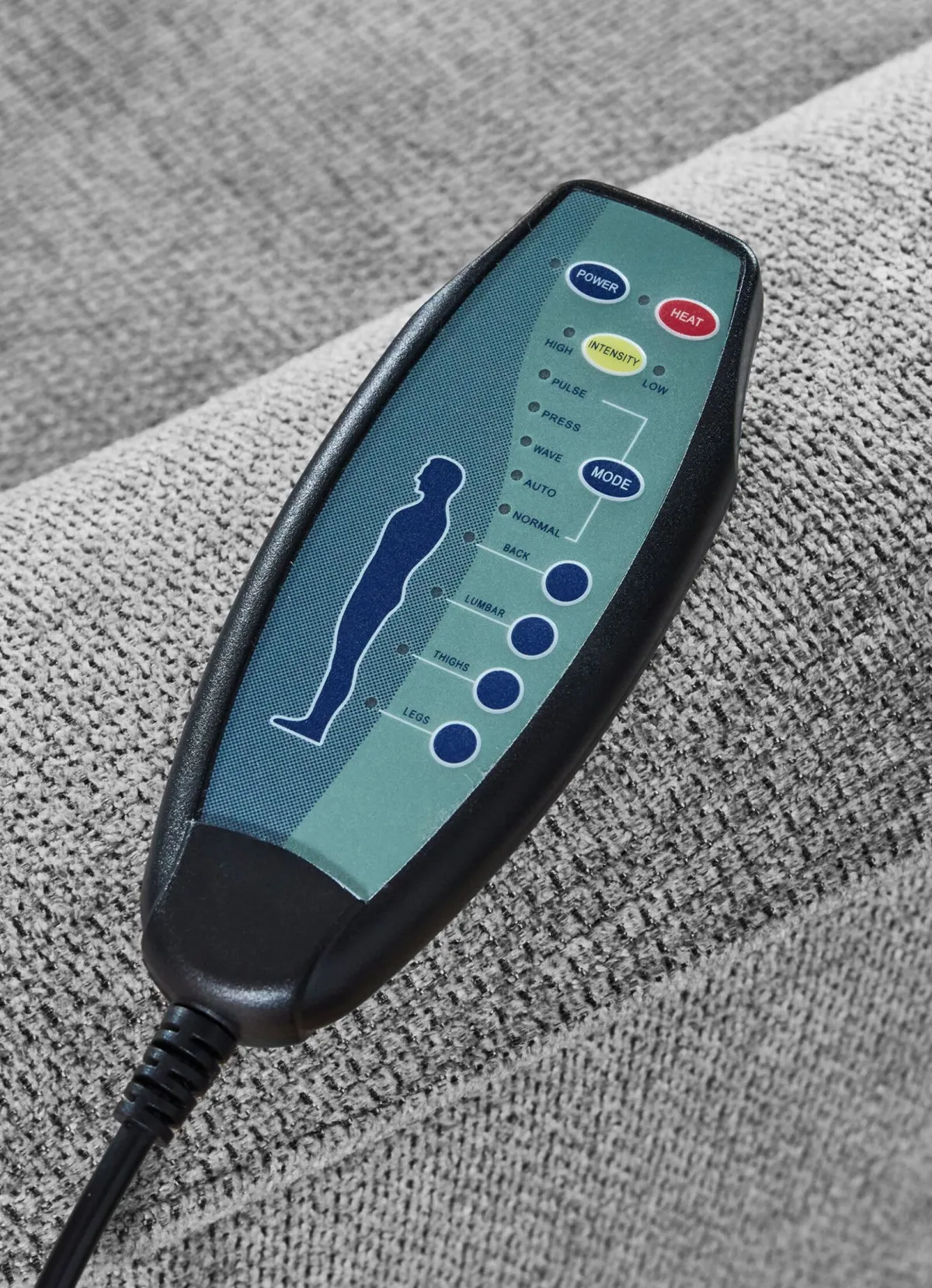 Clearance BADER Komfortabler Massagesessel mit Aufstehhilfe grau
