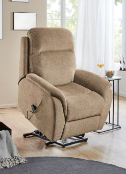 Online BADER Komfortabler Massagesessel mit Aufstehhilfe beige