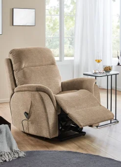 Online BADER Komfortabler Massagesessel mit Aufstehhilfe beige