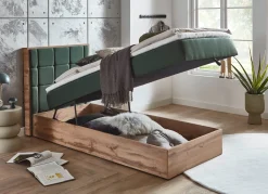 Sale BADER Komfortables Boxspringbett dunkelgrün