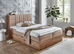 Sale BADER Komfortables Boxspringbett beige
