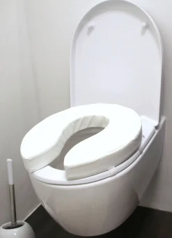 BADER Komfortables WC-Sitzpolster WEISS