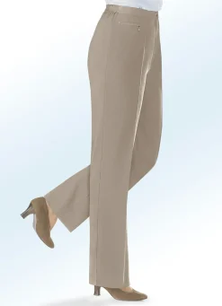 Clearance KLAUS MODELLE MADE IN GERMANY Komforthose für jeden Anlass in 8 Farben HELLBRAUN MEL.