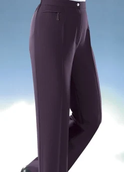 Discount KLAUS MODELLE MADE IN GERMANY Komforthose mit rückwärtigem Dehnbundeinsatz BROMBEER