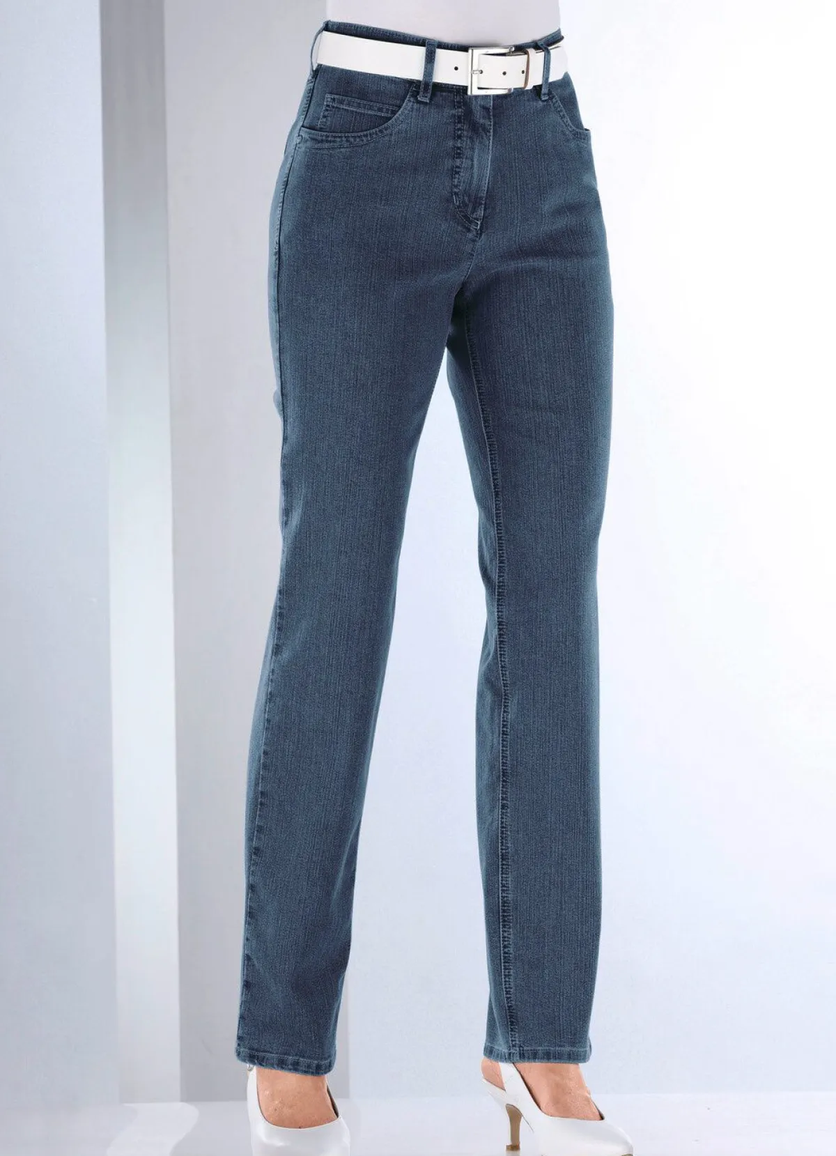 Discount ASCARI Komfortjeans CARLA JEANSBLAU