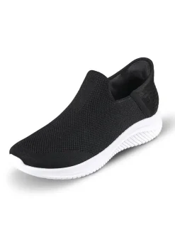 BADER Komfort-Sliding Stretch Sneaker Memory Foam SCHWARZ
