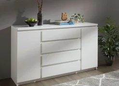 Clearance BADER Kommode in modernem Design WEISS