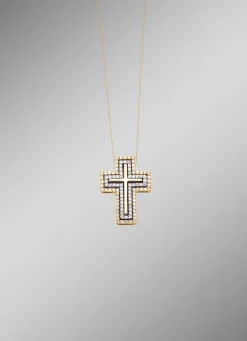 Best BADER Kreuz-Anhänger mit Brillanten
