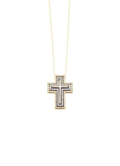 Best BADER Kreuz-Anhänger mit Brillanten