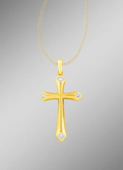 Sale BADER Kreuz-Anhänger mit Diamant