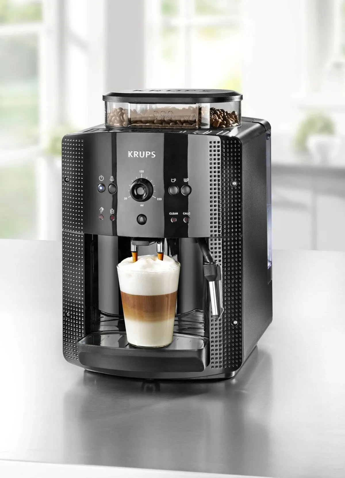 Online KRUPS EA8108 Kaffee-Vollautomat SCHWARZ