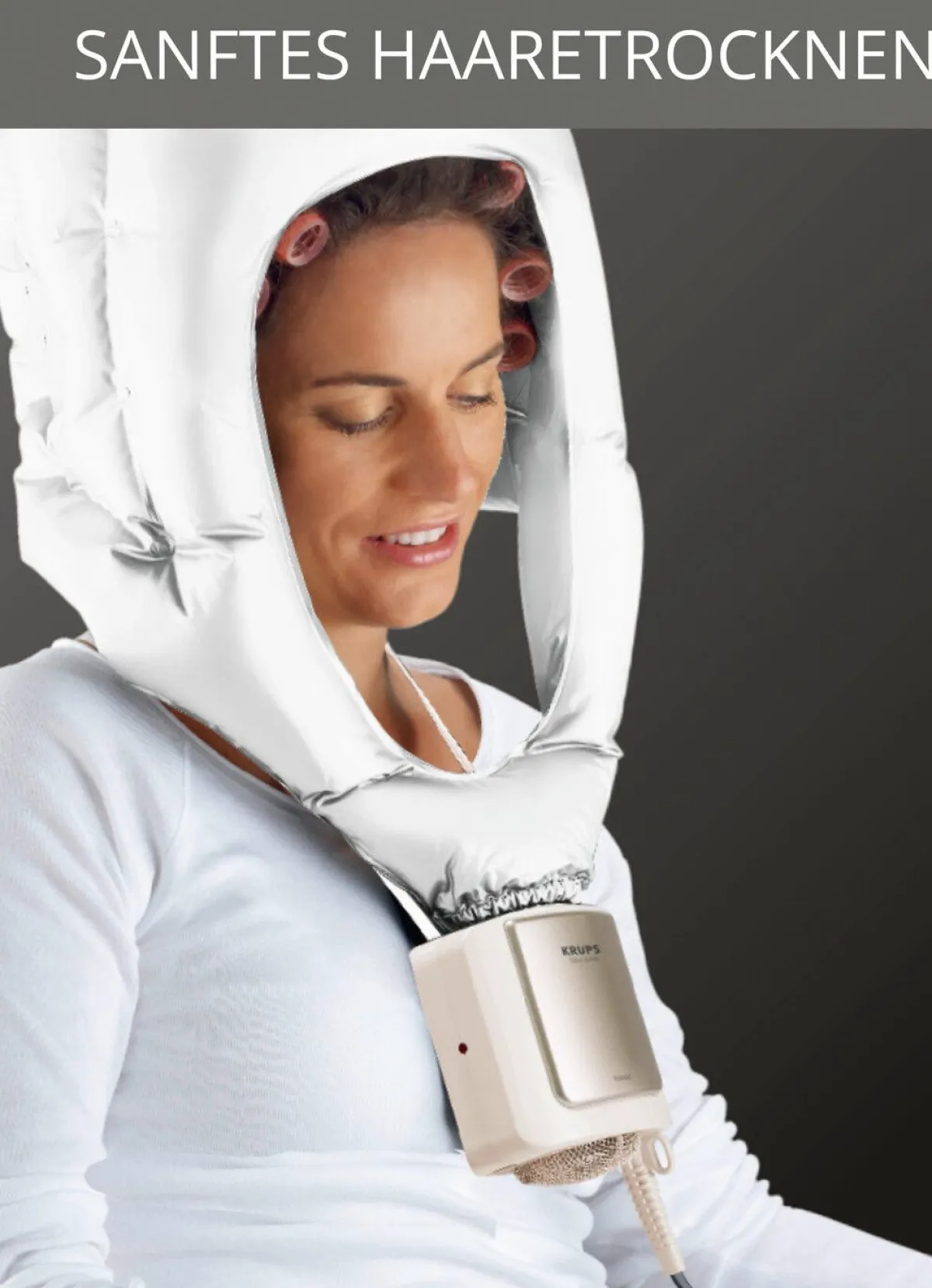 New KRUPS -Volumenhaube CF 6000 mit Ionentechnologie WEISS