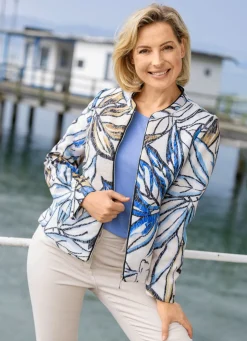 Hot BADER Kurzjacke mit eindrucksvollem Dessin SAND-BUNT