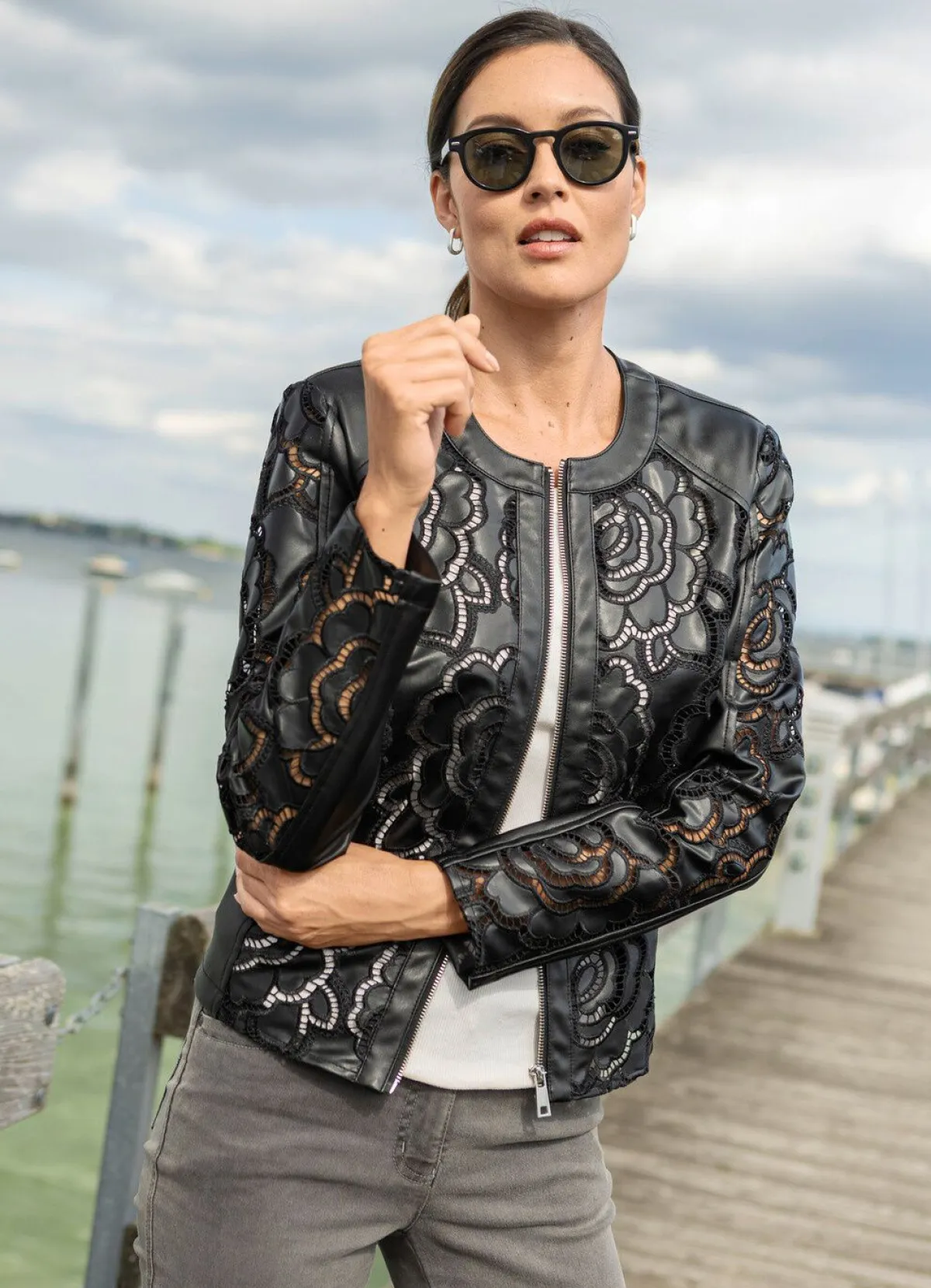 Clearance BADER Kurzjacke mit einer geschmeidigen Haptik SCHWARZ
