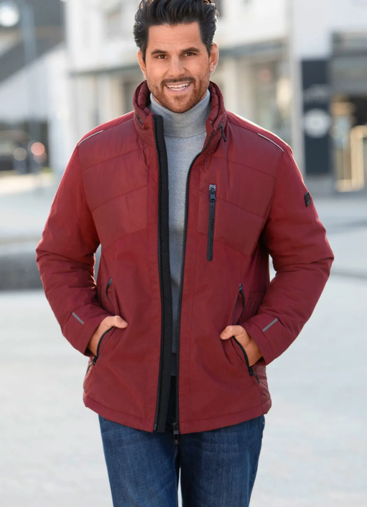 Outlet GATE ONE Kurzjacke von „“ ZIEGELROT
