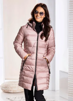 Outlet BADER Kurzmantel mit abnehmbarer Kapuze ROSENHOLZ