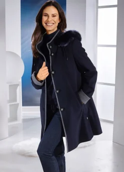 Hot BADER Kurzmantel mit hohem Tragekomfort BLAU