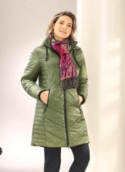 Outlet BADER Kurzmantel mit 2-Wege-Reißverschluss KHAKI
