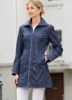 Discount CABRINI Kurzmantel von „“ MITTELBLAU